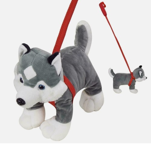 Husky dog lead - husky, plush