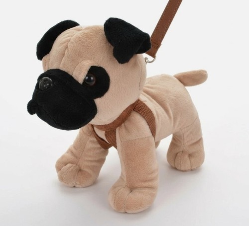 Pug dog lead cute plush - lead,